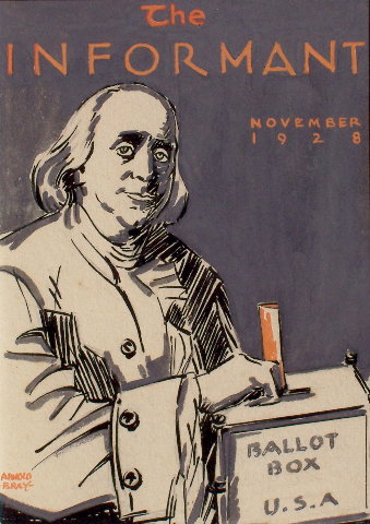 Cover, The Informant, November 1928