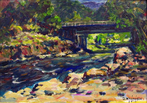 River with Bridge