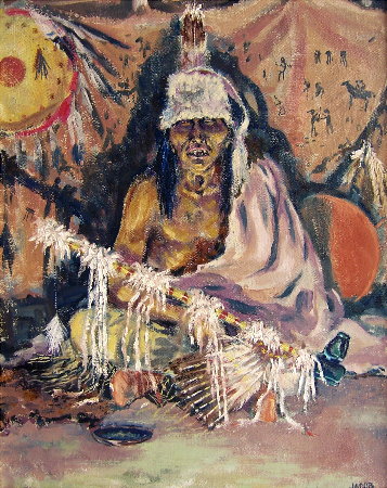 Blackfoot with Medicine Pipe